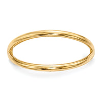 14k Gold Polished Double Ring-R619