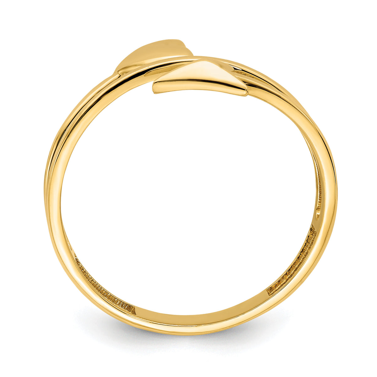 14K Heart and Arrow Ring-R653