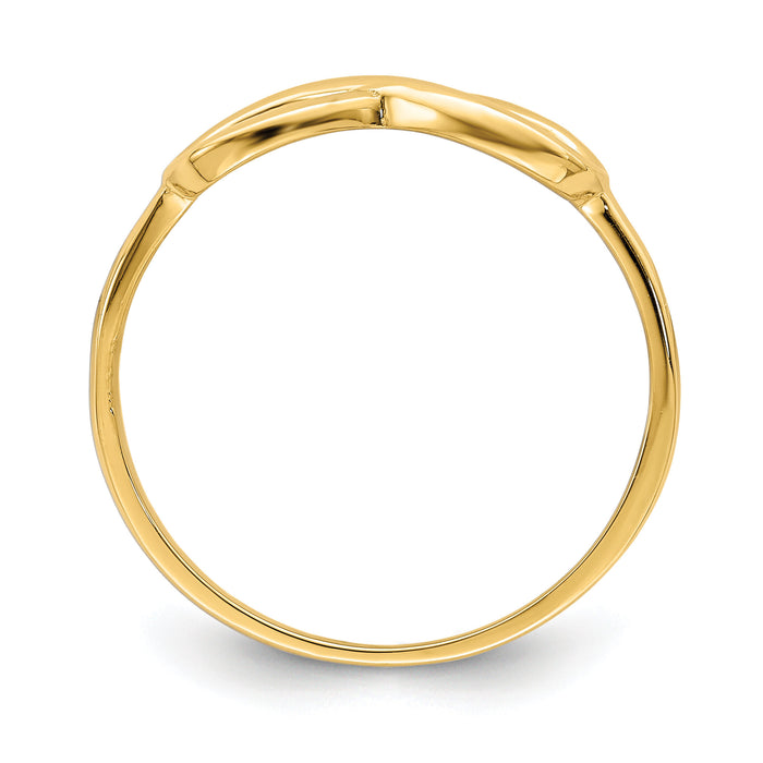 14K Infinity Ring-R655