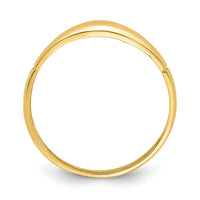 14K D/C Band Ring-R657