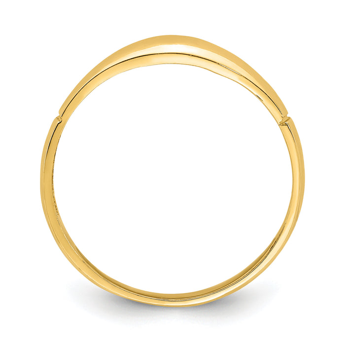 14K D/C Band Ring-R657