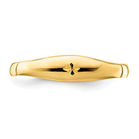 14K D/C Band Ring-R657