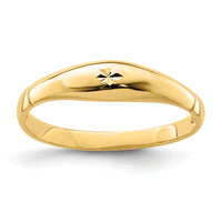 14K D/C Band Ring-R657