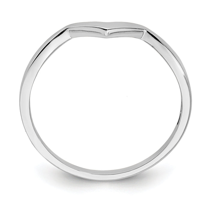 14K White Gold Ring-R673W