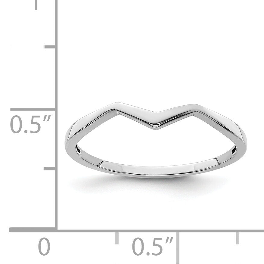 14K White Gold Ring-R673W