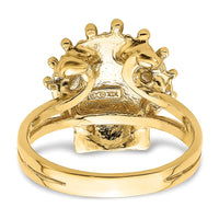 14K Lion's Paw Shell Ring-R678