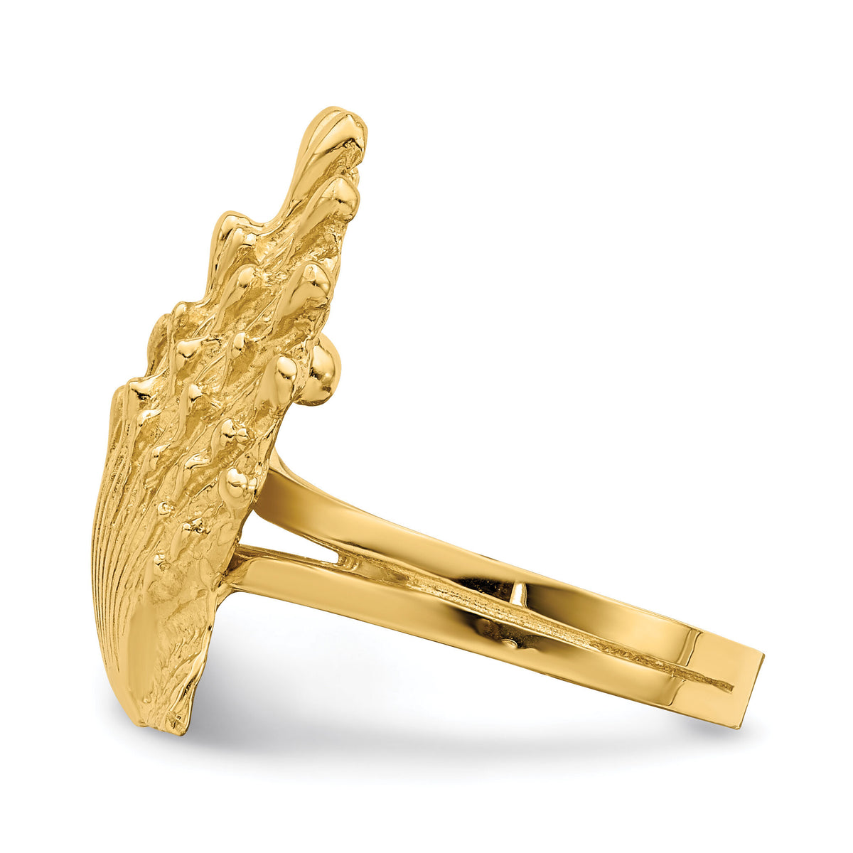 14K Lion's Paw Shell Ring-R679