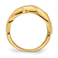 14k Polished Entwined Braided Ring-R703