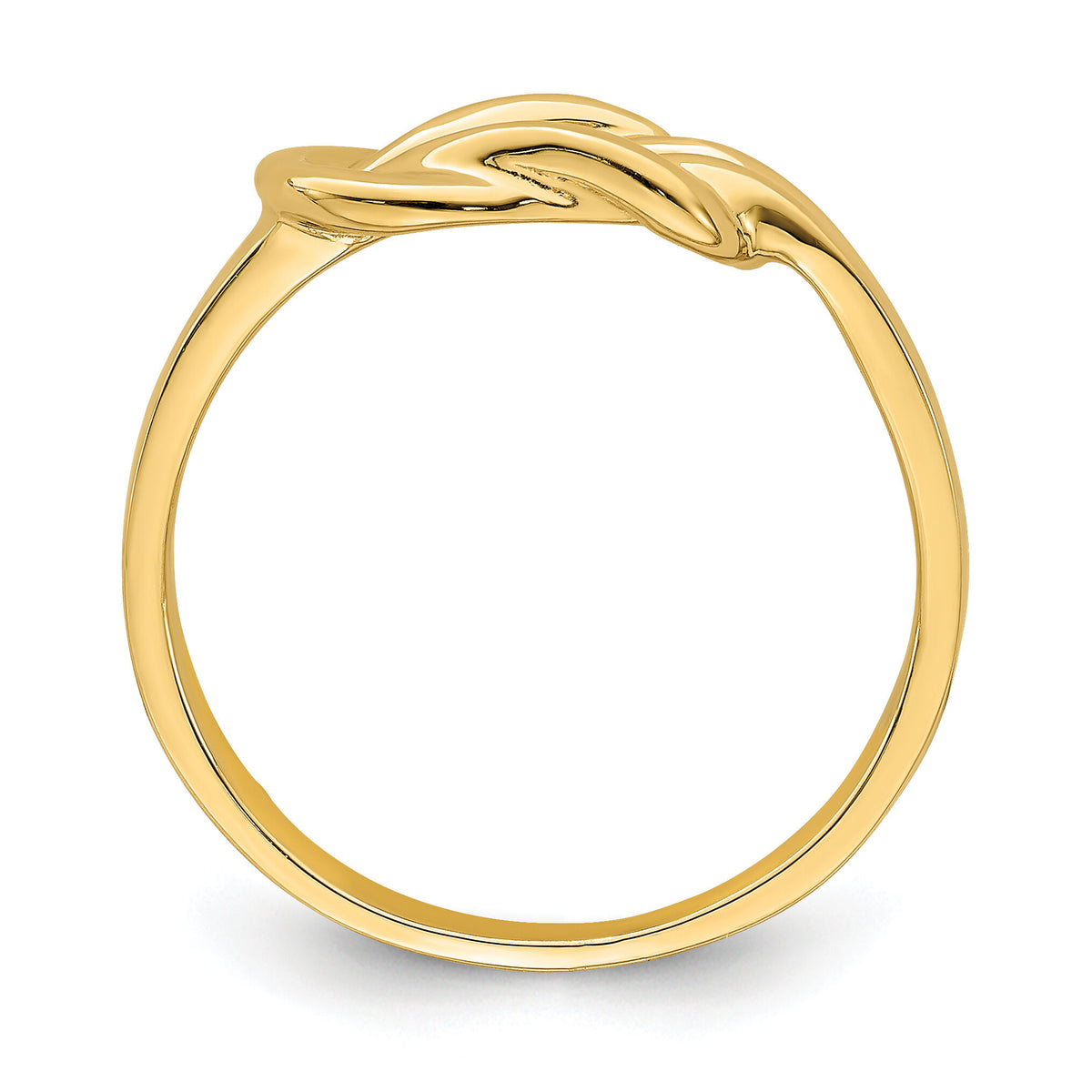 14k Polished Freeform Love Knot Ring-R765