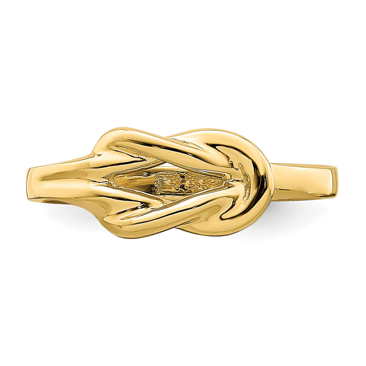 14k Polished Freeform Love Knot Ring-R765