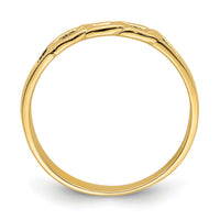 14k Polished Link Band Ring-R770