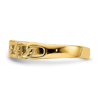 14k Polished Link Band Ring-R770