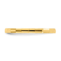 14k Bamboo Texture Band Childs Ring-R783