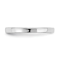 14k White Gold Bamboo Band Childs Ring-R783W
