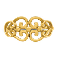 14k Polished Cut Out Fancy Hearts Design Ring-R973