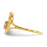 14k Two-Tone Amor 15 Heart Ring-R99
