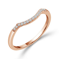 Diamond Bridal Set 0.33 ct tw 10k Rose Gold-RB10172A78P0