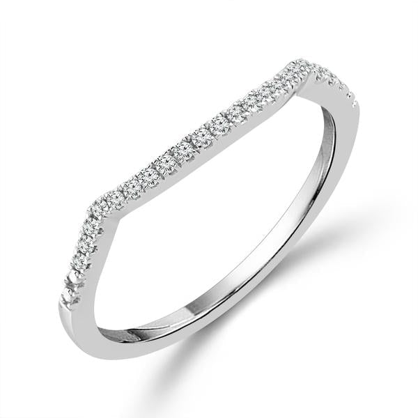 Diamond Band 0.07 ct tw 14k White Gold-RB10246A78W4BS
