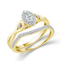 Diamond Bridal Set 0.40 ct tw 10k Yellow Gold-RB10983A44Y0