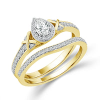 Diamond Bridal Set 0.50 ct tw 10k Yellow Gold-RB10987A44Y0
