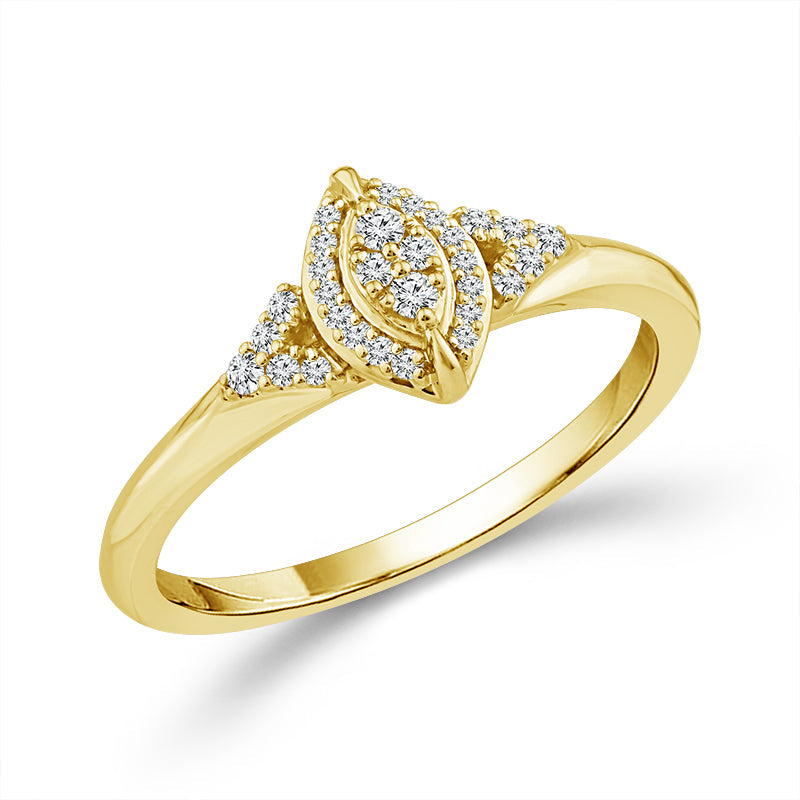 Diamond Bridal Set 0.17 ct tw 10k Yellow Gold-RB11782A78Y0