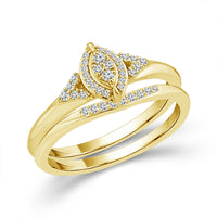 Diamond Bridal Set 0.17 ct tw 10k Yellow Gold-RB11782A78Y0