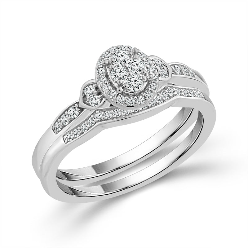 Diamond Bridal Set 0.25 ct tw 10k Yellow Gold-RB11783A78Y0