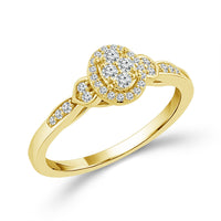 Diamond Bridal Set 0.25 ct tw 10k Yellow Gold-RB11783A78Y0