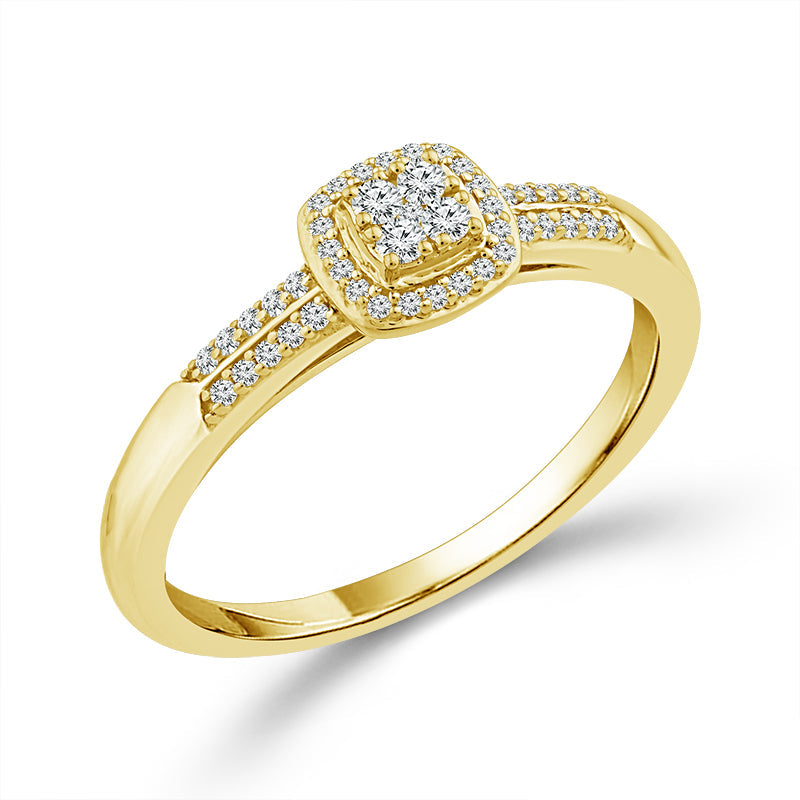 Diamond Bridal Set 0.20 ct tw 10k Yellow Gold-RB11785A78Y0