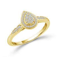 Diamond Bridal Set 0.20 ct tw 10k Yellow Gold-RB11788A78Y0