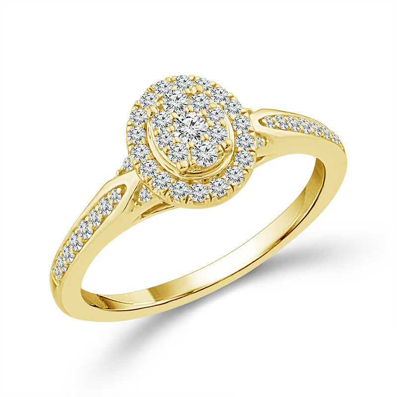 Diamond Bridal Set 0.40 ct tw 10k Yellow Gold-RB11789A78Y0