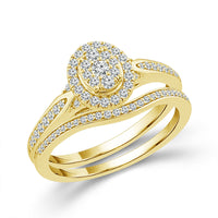Diamond Bridal Set 0.40 ct tw 10k Yellow Gold-RB11789A78Y0