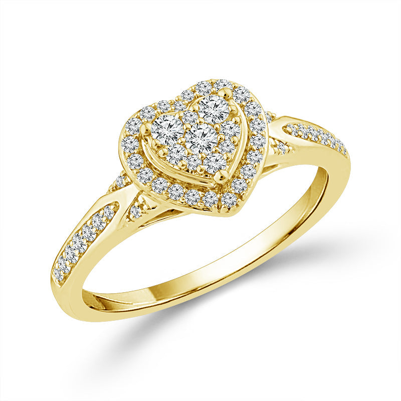Diamond Bridal Set 0.40 ct tw 10k Yellow Gold-RB11790A78Y0