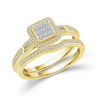 Diamond Bridal Set 0.40 ct tw 10k Yellow Gold-RB11792A78Y0
