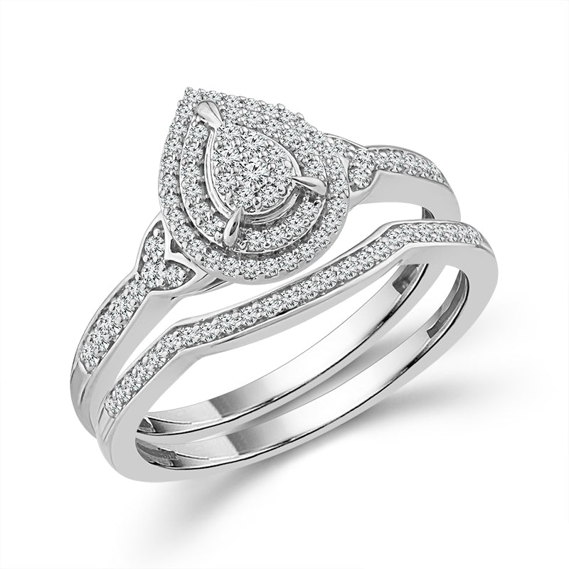 Diamond Bridal Set 0.33 ct tw 10k Yellow Gold-RB11794A78Y0