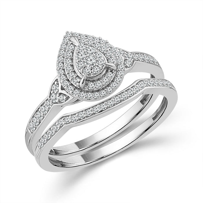 Diamond Bridal Set 0.33 ct tw 10k Yellow Gold-RB11794A78Y0