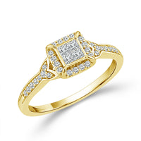 Diamond Bridal Set 0.40 ct tw 10k Yellow Gold-RB11795A78Y0