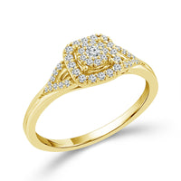 Diamond Bridal Set 0.33 ct tw 10k Yellow Gold-RB11796A78Y0