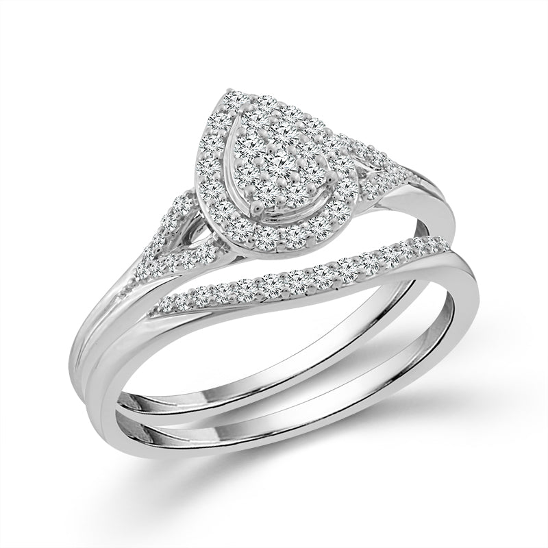 Diamond Bridal Set 0.33 ct tw 10k Yellow Gold-RB11797A78Y0