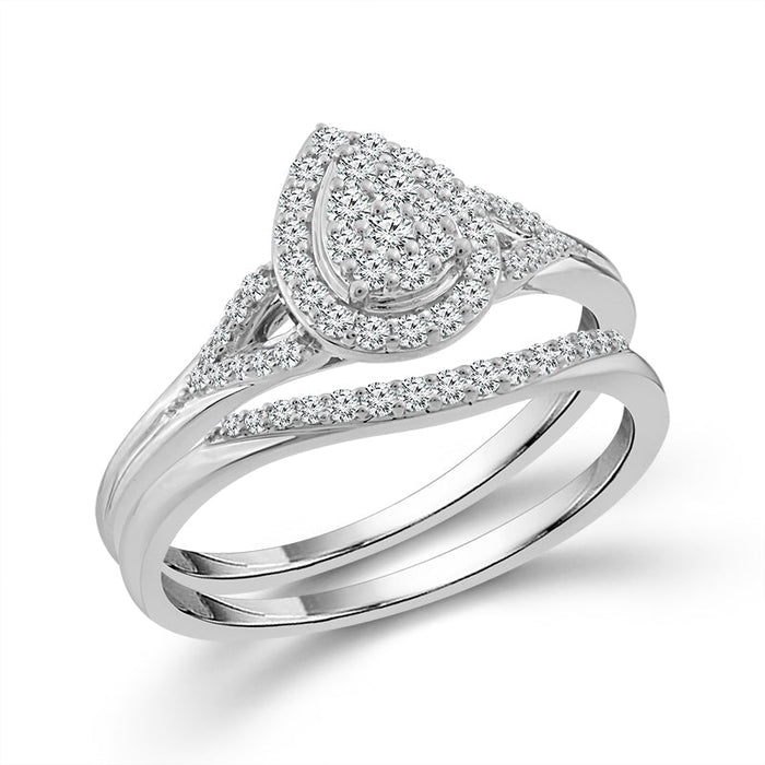 Diamond Bridal Set 0.33 ct tw 10k Yellow Gold-RB11797A78Y0