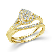 Diamond Bridal Set 0.33 ct tw 10k Yellow Gold-RB11797A78Y0