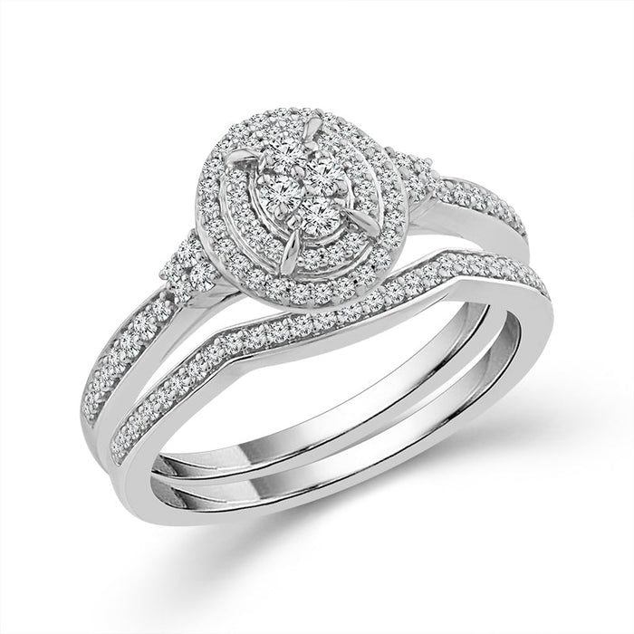 Diamond Bridal Set 0.40 ct tw 10k Yellow Gold-RB11798A78Y0