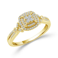 Diamond Bridal Set 0.33 ct tw 10k Yellow Gold-RB11800A78Y0
