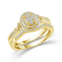 Diamond Bridal Set 0.33 ct tw 10k Yellow Gold-RB11801A78Y0