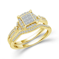 Diamond Bridal Set 0.40 ct tw 10k Yellow Gold-RB11802A66Y0