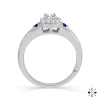 Diamond Bridal Set 0.5 ct tw 10k White Gold-RB5311TPBSA56J0W