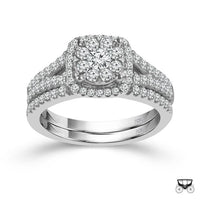 Diamond Bridal Set 1 ct tw 14k White Gold-RB6327FTB56W4