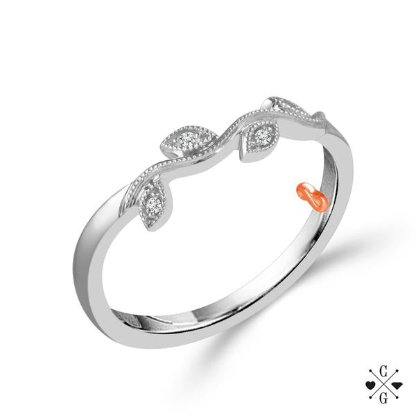 Diamond Band 0.018 ct tw 14k White Gold-RB6935-B