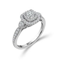 Diamond Bridal Set 0.75 ct tw 10k White Gold-RB8278A66W0