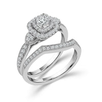 Diamond Bridal Set 0.75 ct tw 10k White Gold-RB8278A66W0